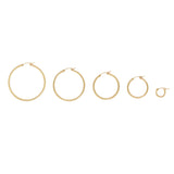 Tube Hoops - - Earrings - Ofina