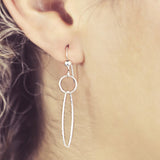 Circles & Marquise Earrings - - Earrings - Ofina
