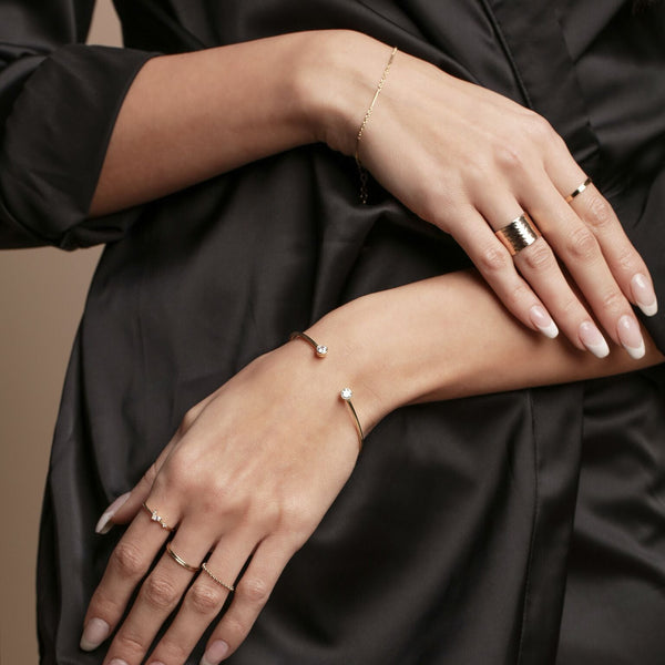 CZ Cuff - - Bracelets - Ofina