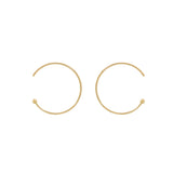 Endless Ball End Hoops - Gold / 18mm - Earrings - Ofina