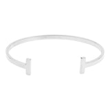 Double Bar Cuff - Stainless Steel - Bracelets - Ofina