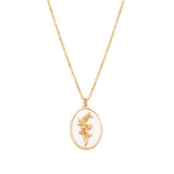 Birth Flower Necklace - December - Holly - Necklaces - Ofina