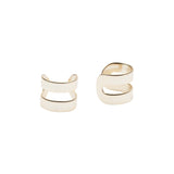 Double Line Ear Cuff - Gold - Earrings - Ofina