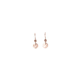 SALE - Brushed Disc Earrings - Rosegold / Extra Small - Earrings - Ofina