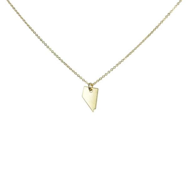 State Necklace - Necklaces - Gold - Gold / NV - Azil Boutique