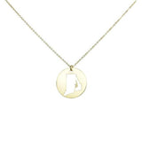 SALE - State Outline Necklace - - Necklaces - Ofina