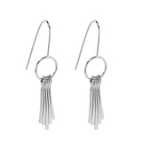 Fringe Earrings - Silver - Earrings - Ofina