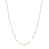 Geometric Cable Chain Necklace - Gold / 13'' - Necklaces - Ofina
