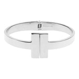 SALE - Closed Double Bar Hinged Cuff - Silver - Bracelets - Ofina