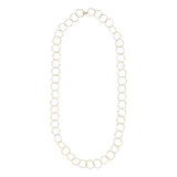 Multi-Interlocking Diamond Cut Necklace - Gold - Necklaces - Ofina