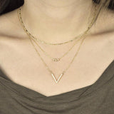 Flat Multi-Bar Necklace - - Necklaces - Ofina