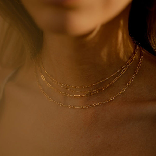 Flat Multi-Bar Necklace - - Necklaces - Ofina