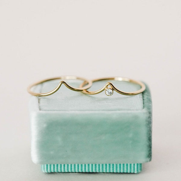 Chevron Ring - - Rings - Ofina