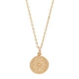 Evil Eye Coin Necklace - Small - Necklaces - Ofina