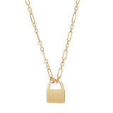 Padlock Necklace - - Necklaces - Ofina