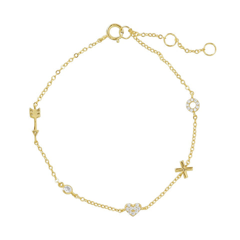 XO Sweetheart Bracelet - - Bracelets - Ofina