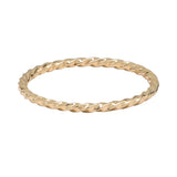 10k Solid Gold Swirl Ring - 5 - Rings - Ofina