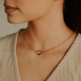 Rolo Chain Carabiner Necklace - - Necklaces - Ofina