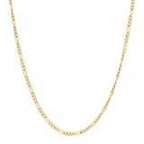 Figaro Chain Link Necklace - Gold / 14" - Necklaces - Ofina