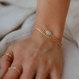 Curb Chain Bracelet - - Bracelets - Ofina