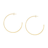 SALE - Thin Hoop Earrings - 55mm - Earrings - Ofina