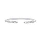 Diamonds Open Ring - - Rings - Ofina